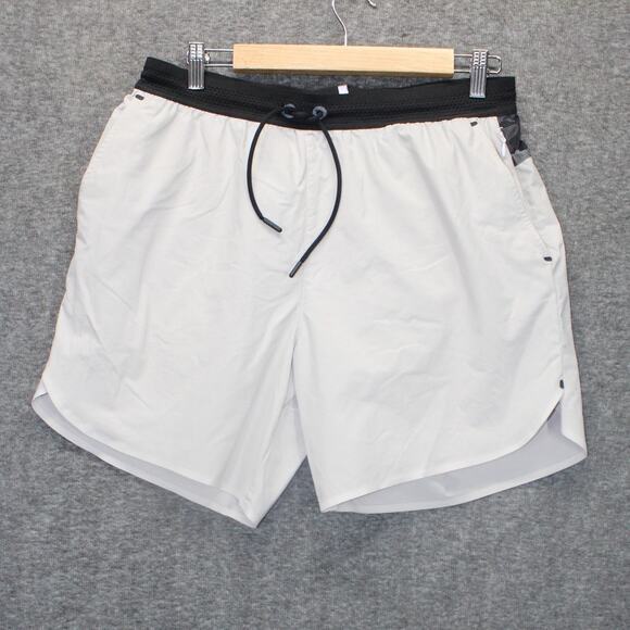 Greyson Active Shorts Mens Medium Gray Golf Training Zip Pocket Lightweight - Picture 1 of 6